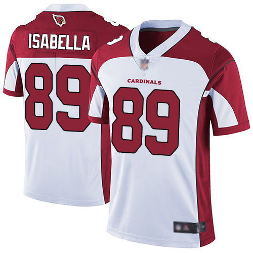 Arizona Cardinals Limited White Men Andy Isabella Road Jersey NFL Football #89 Vapor Untouchable->women nfl jersey->Women Jersey